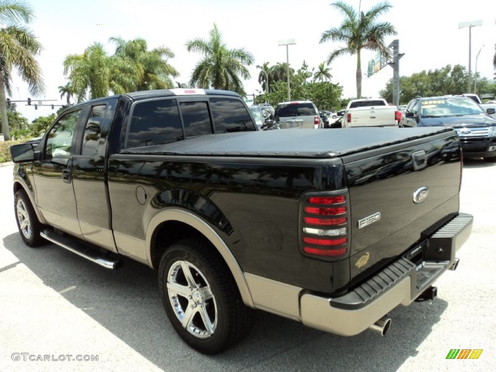 2006 F150 Lariat SuperCab - Black / Tan photo #9
