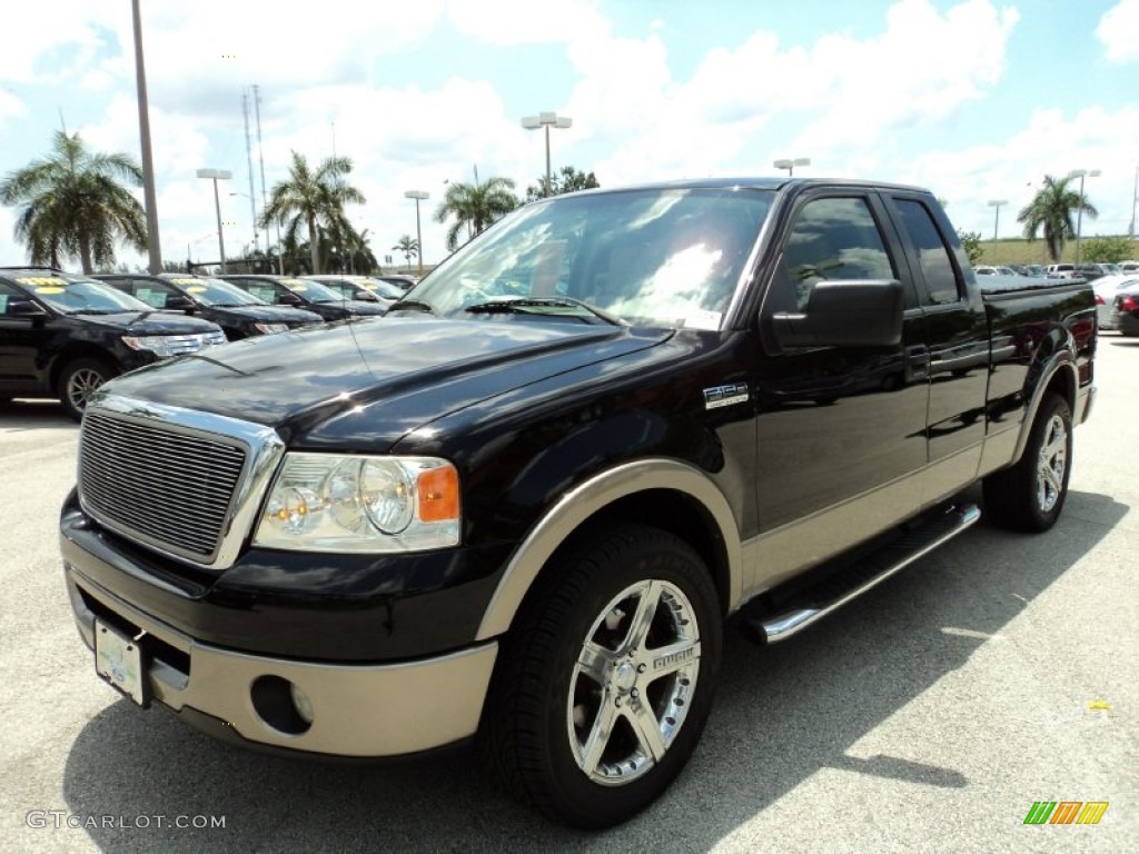 2006 F150 Lariat SuperCab - Black / Tan photo #13