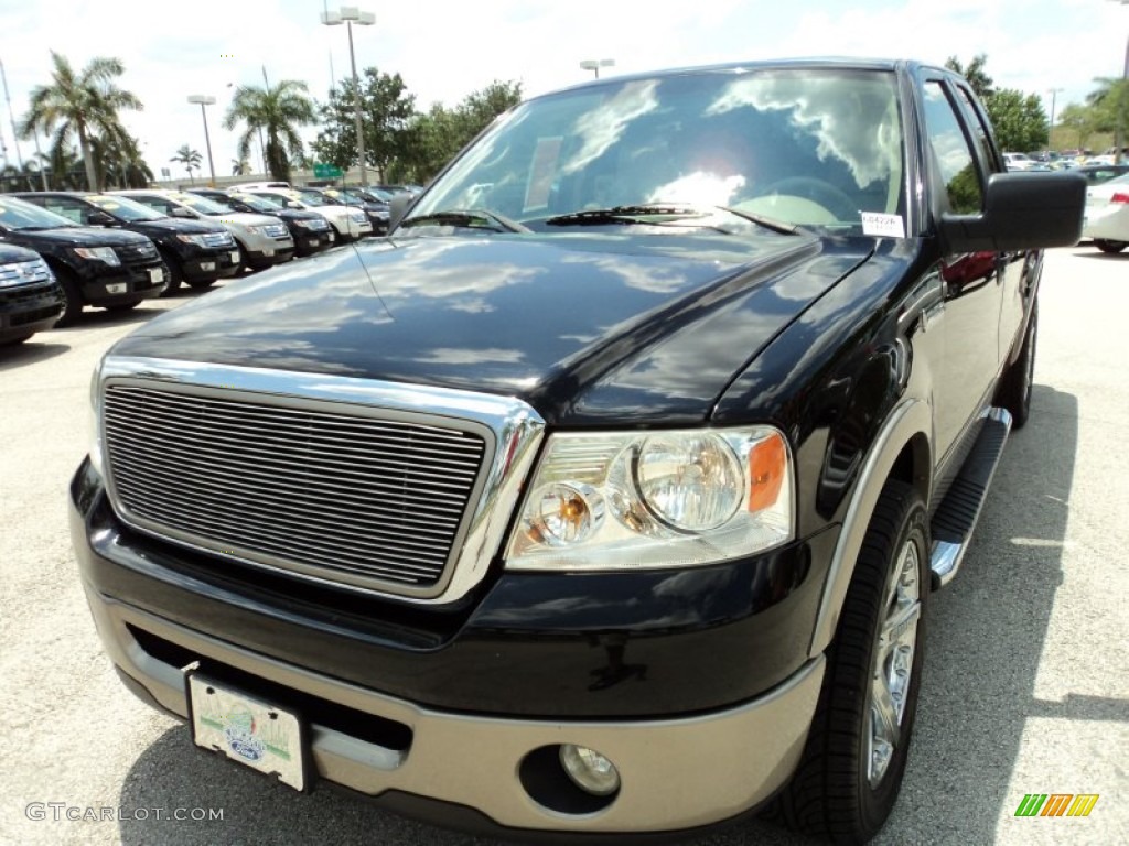 2006 F150 Lariat SuperCab - Black / Tan photo #14