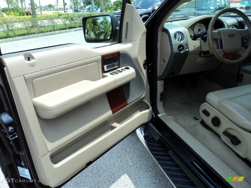 2006 F150 Lariat SuperCab - Black / Tan photo #16