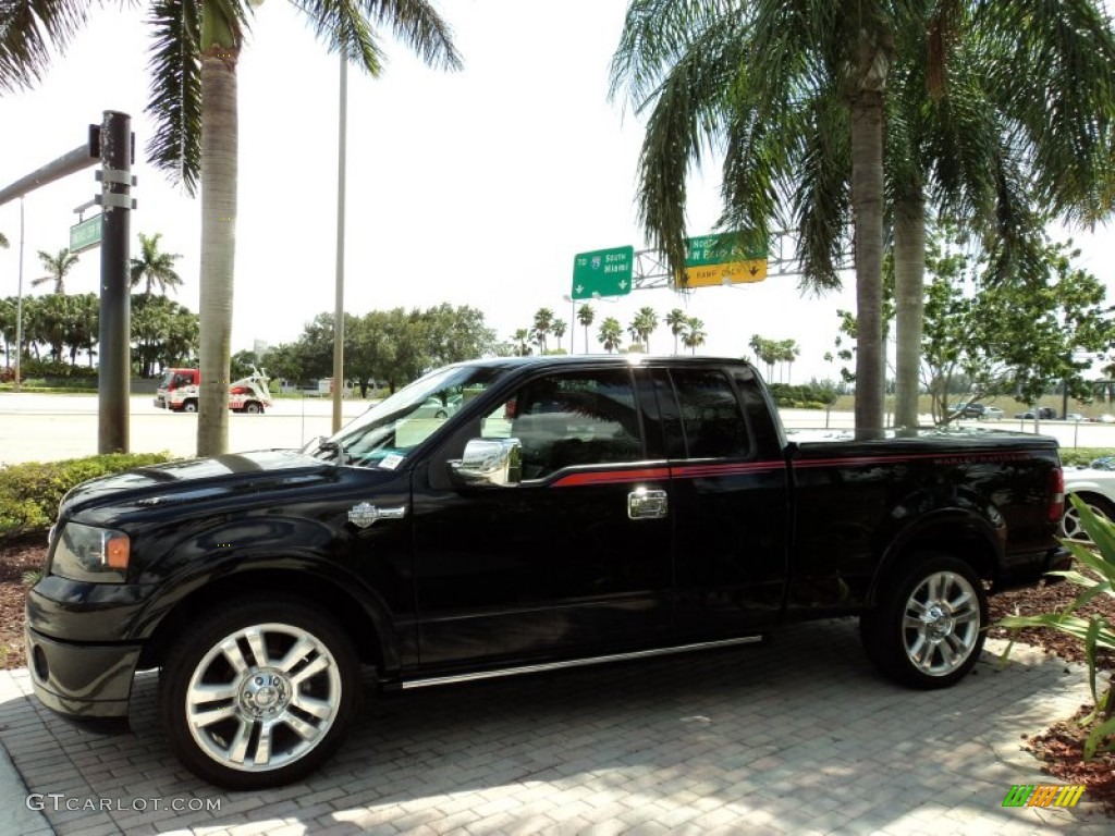 2006 F150 Harley-Davidson SuperCab - Black / Black photo #12