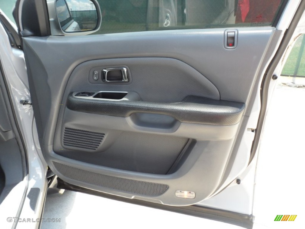 2003 Honda Pilot EX-L 4WD Gray Door Panel Photo #50512036