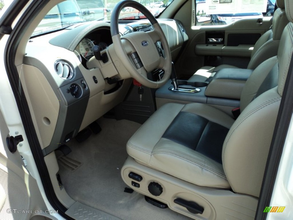Tan Interior 2008 Ford F150 Limited SuperCrew 4x4 Photo #50512078