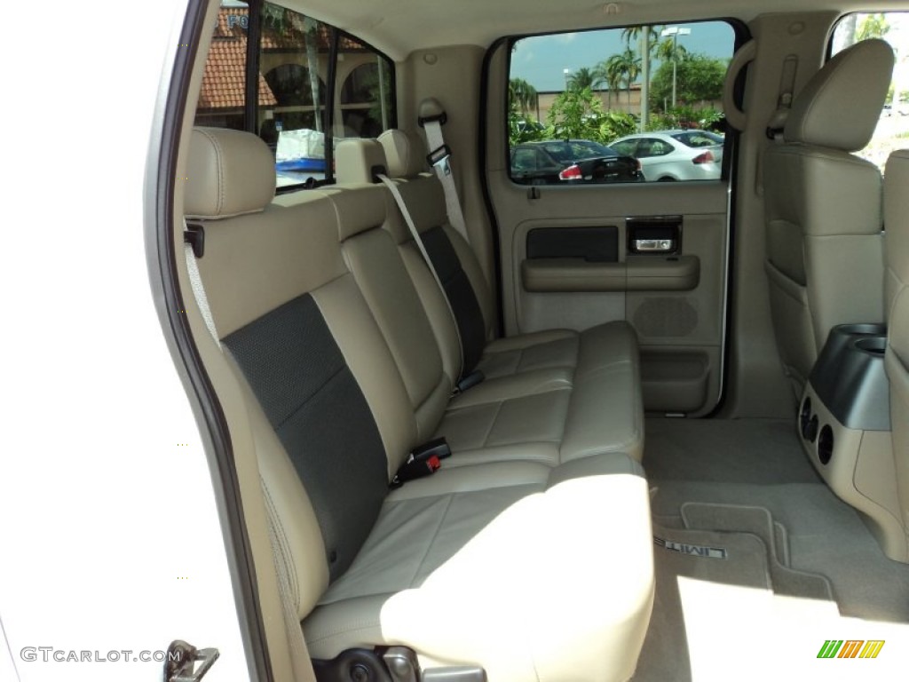 Tan Interior 2008 Ford F150 Limited SuperCrew 4x4 Photo #50512153