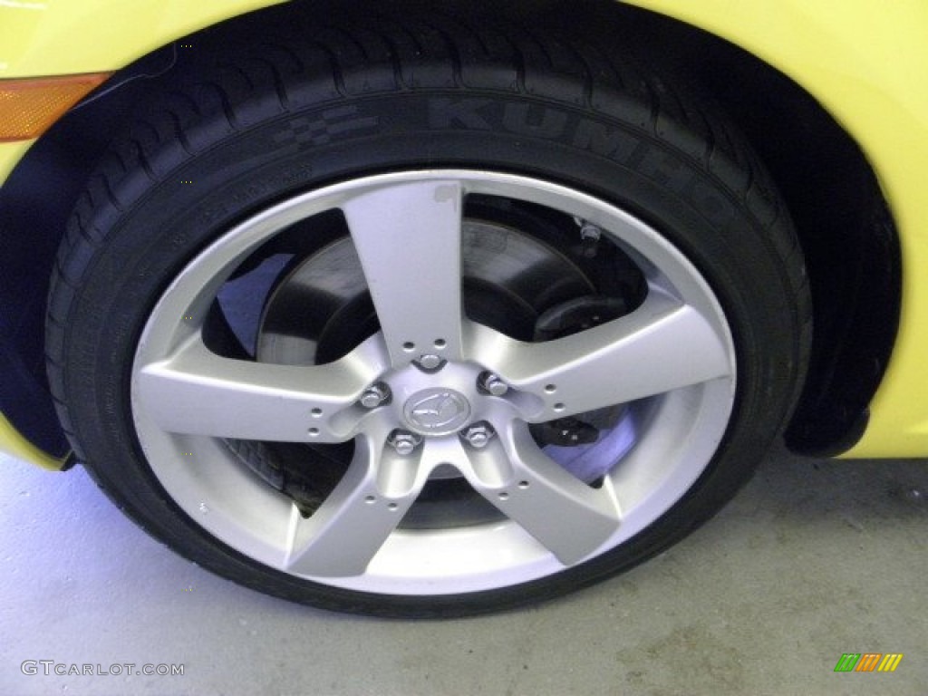 2004 RX-8 Grand Touring - Lightning Yellow / Black photo #4