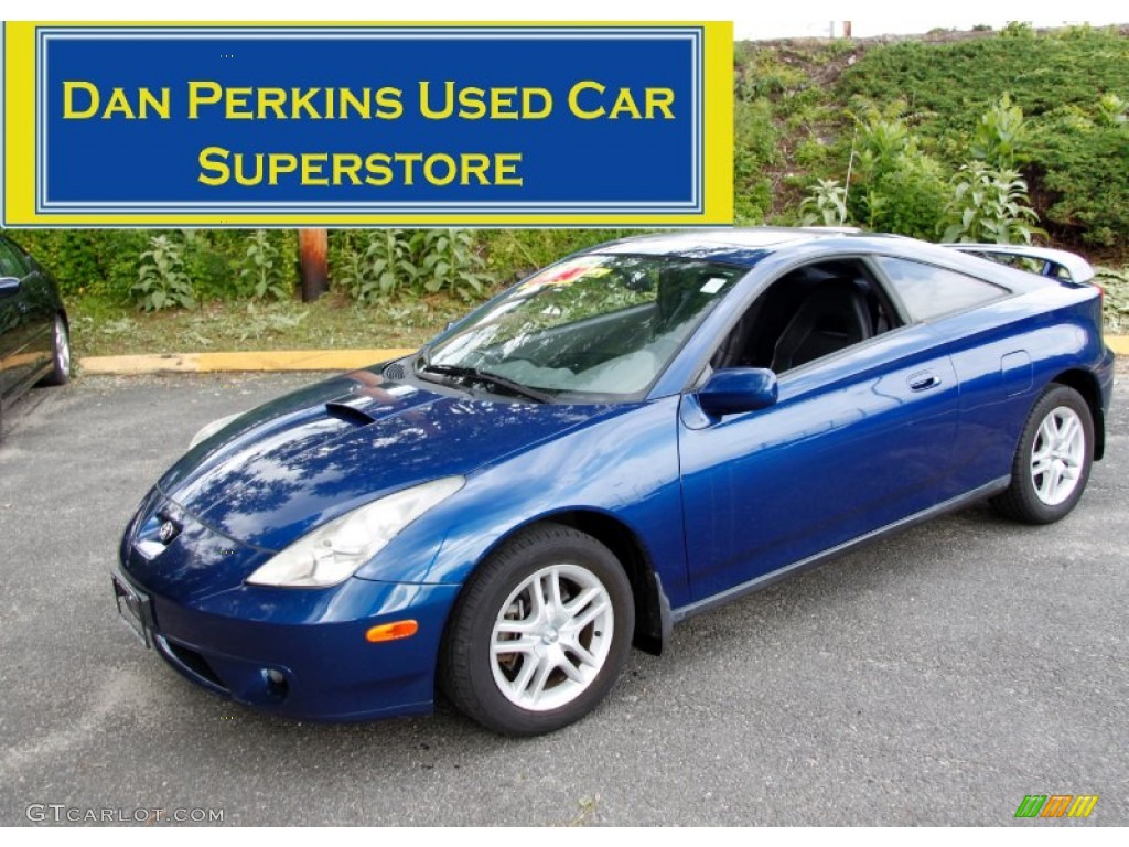 2000 Celica GT-S - Spectra Blue Mica / Black photo #1