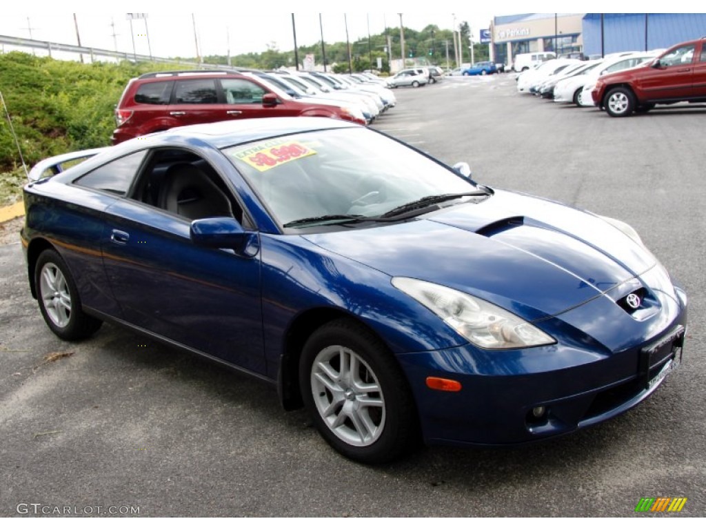 2000 Celica GT-S - Spectra Blue Mica / Black photo #3