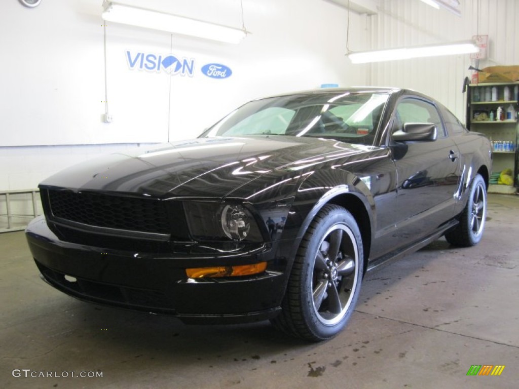 2008 Mustang Bullitt Coupe - Black / Dark Charcoal photo #1