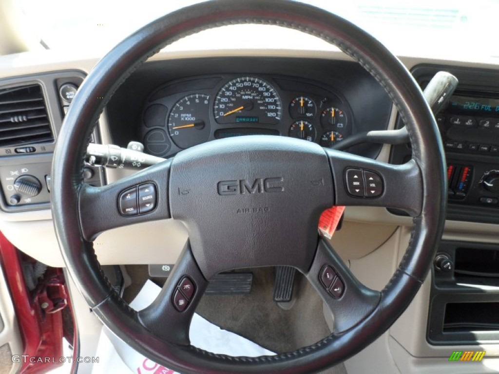 2005 Sierra 1500 Z71 Crew Cab 4x4 - Sport Red Metallic / Pewter photo #43