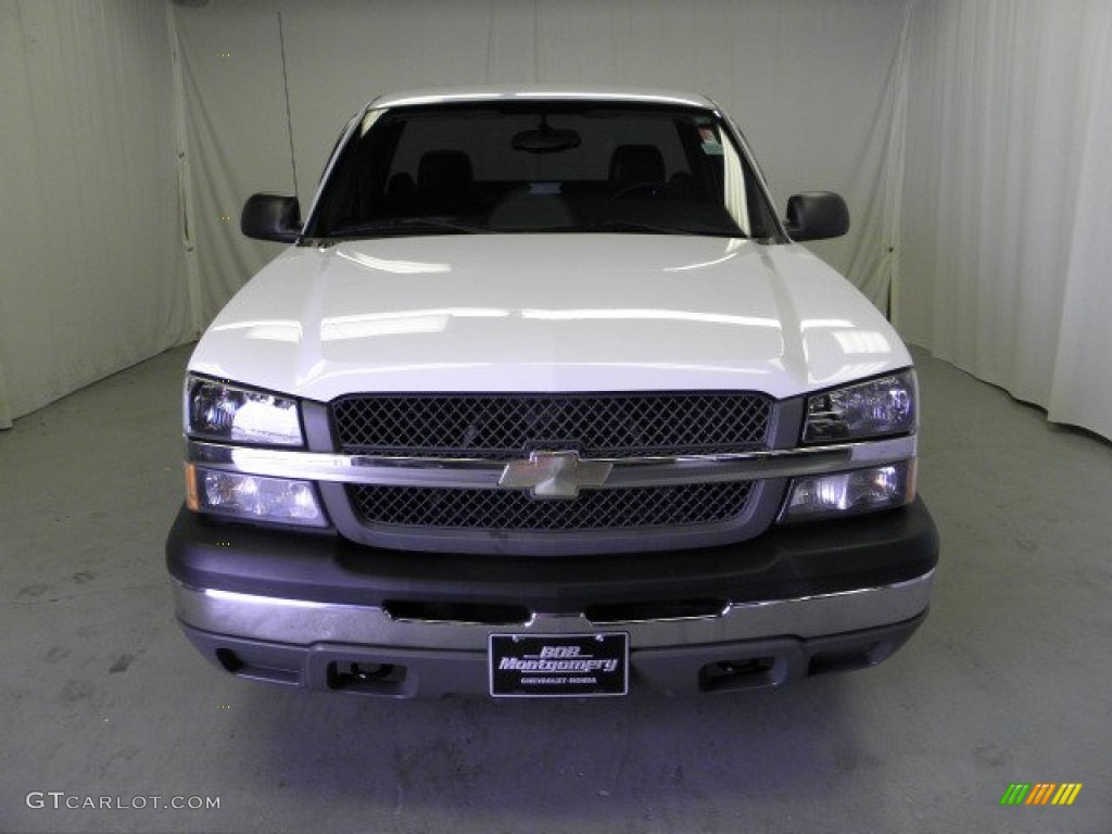 2004 Silverado 1500 Regular Cab - Summit White / Dark Charcoal photo #2