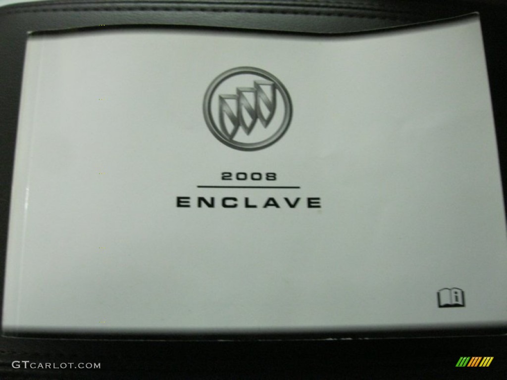 2008 Enclave CXL AWD - White Diamond Tri Coat / Cashmere/Cocoa photo #27