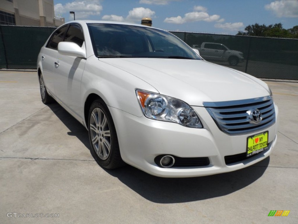 2009 Avalon Limited - Blizzard White Pearl / Light Gray photo #1