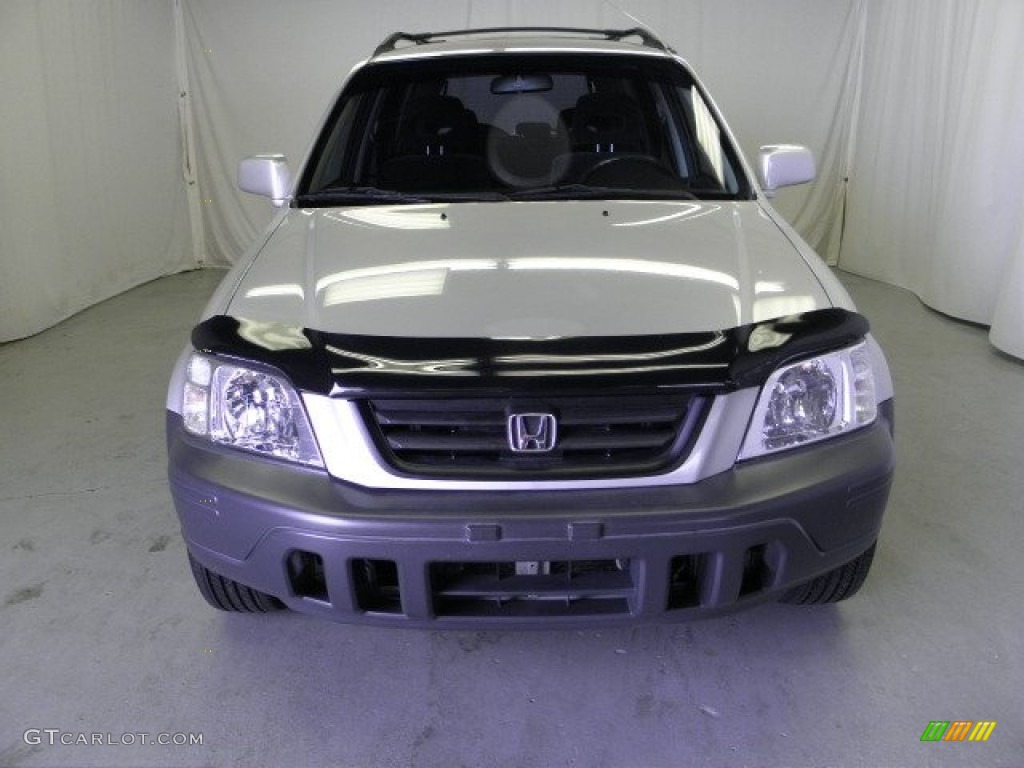 2000 CR-V EX 4WD - Sebring Silver Metallic / Dark Gray photo #2