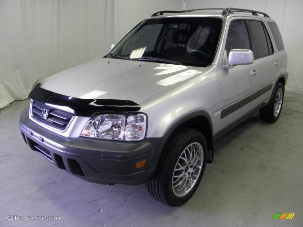 2000 CR-V EX 4WD - Sebring Silver Metallic / Dark Gray photo #3