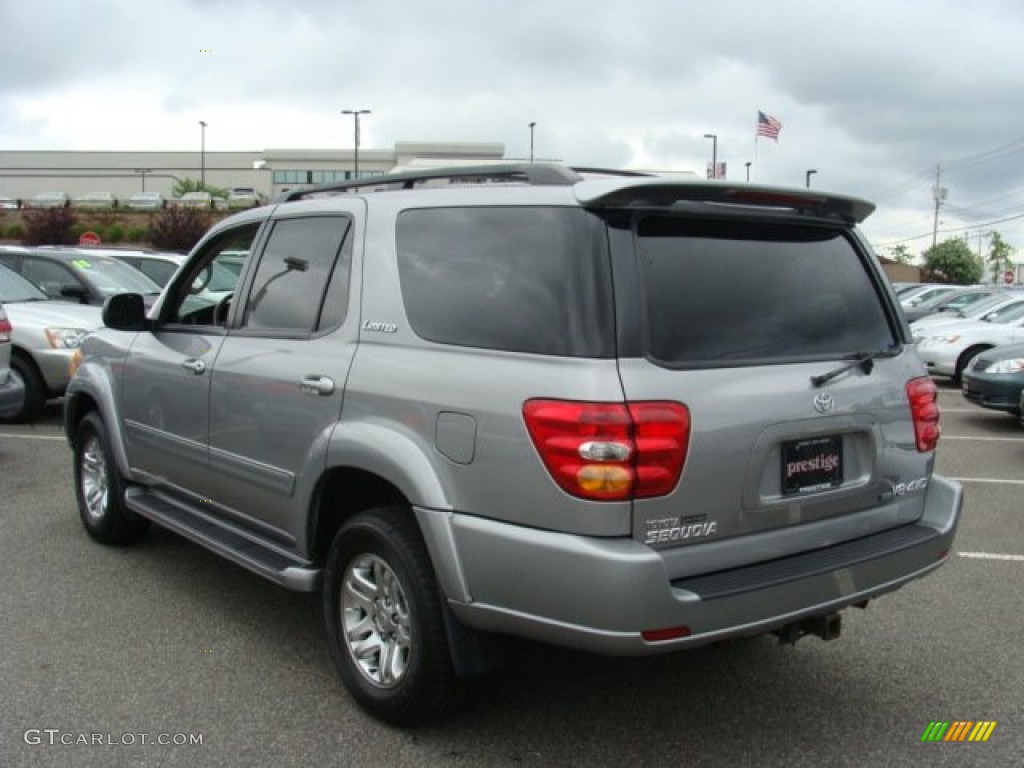 2003 Sequoia Limited 4WD - Silver Sky Metallic / Oak photo #4