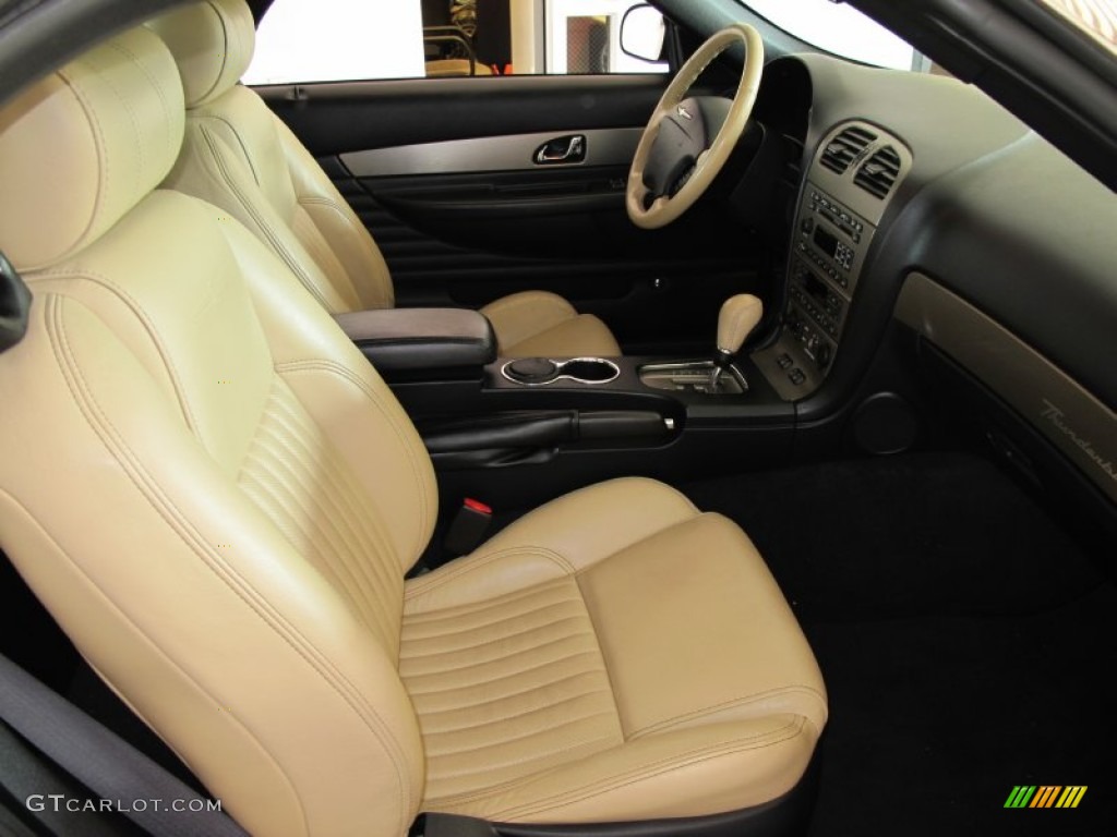 Light Sand Interior 2004 Ford Thunderbird Deluxe Roadster Photo #50516275