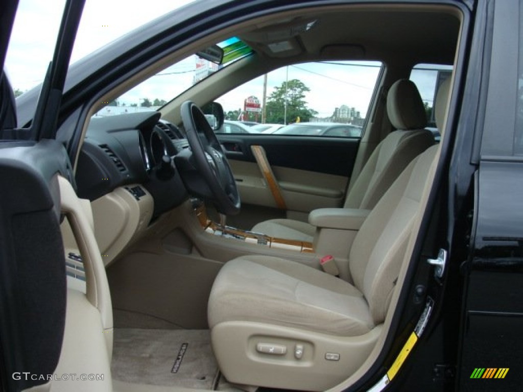 Sand Beige Interior 2008 Toyota Highlander Hybrid 4WD Photo #50516296