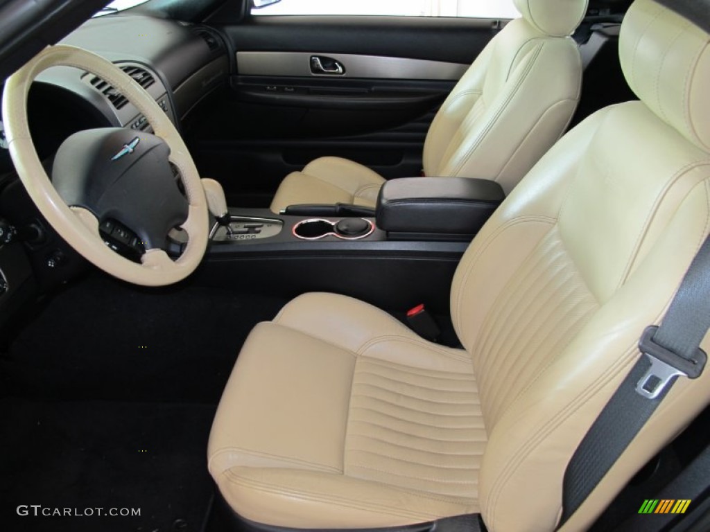Light Sand Interior 2004 Ford Thunderbird Deluxe Roadster Photo #50516305