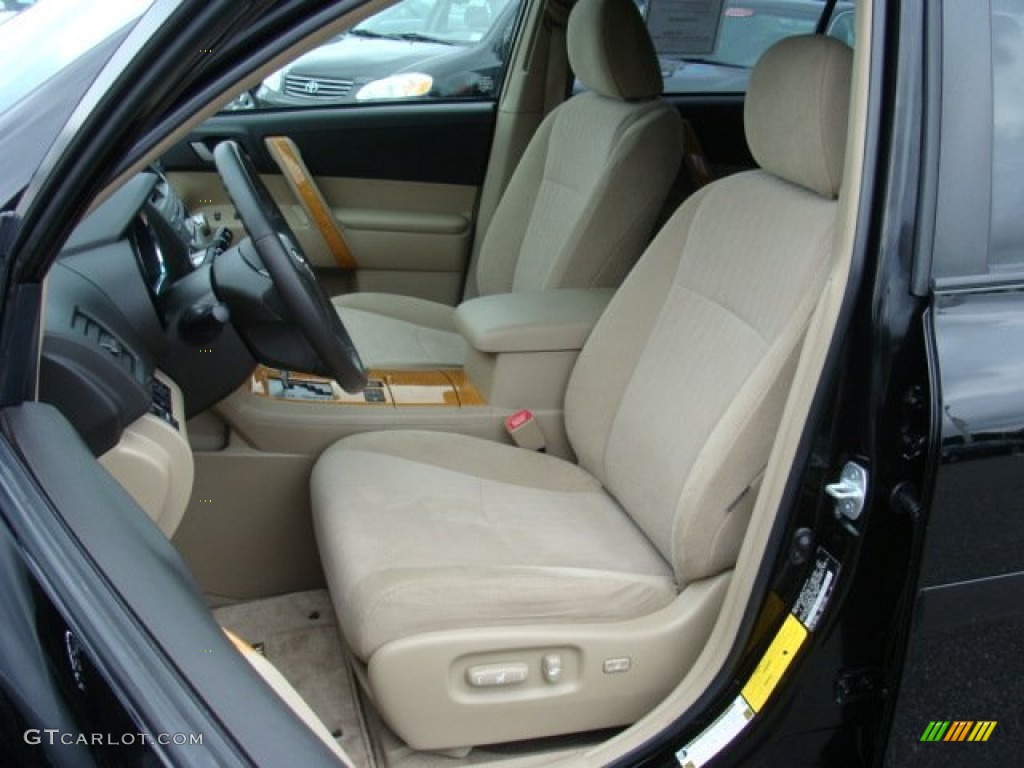 Sand Beige Interior 2008 Toyota Highlander Hybrid 4WD Photo #50516311