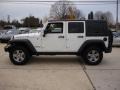 Stone White 2010 Jeep Wrangler Unlimited Rubicon 4x4 Exterior