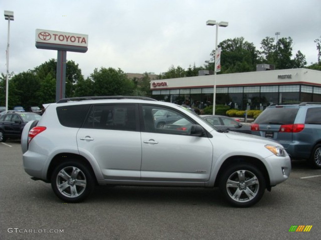 2009 RAV4 Sport 4WD - Classic Silver Metallic / Dark Charcoal photo #1