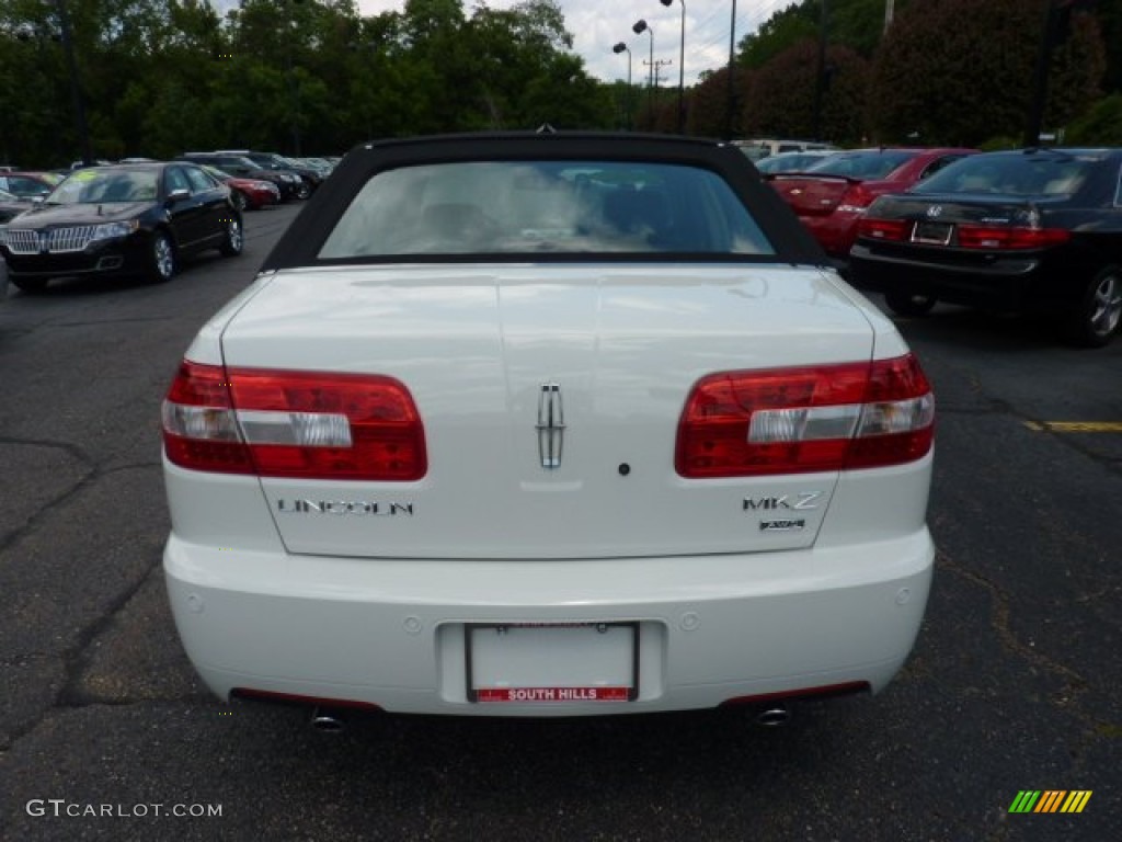 2008 MKZ AWD Sedan - White Suede / Dark Charcoal photo #3