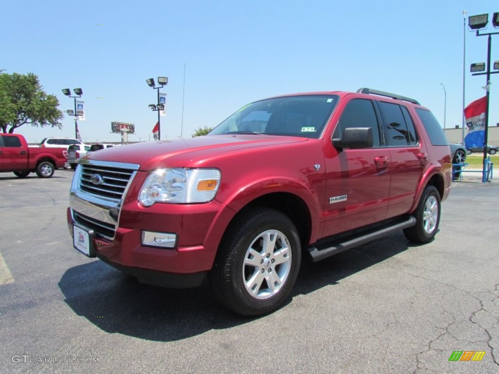 Redfire Metallic 2007 Ford Explorer XLT Exterior Photo #50517628