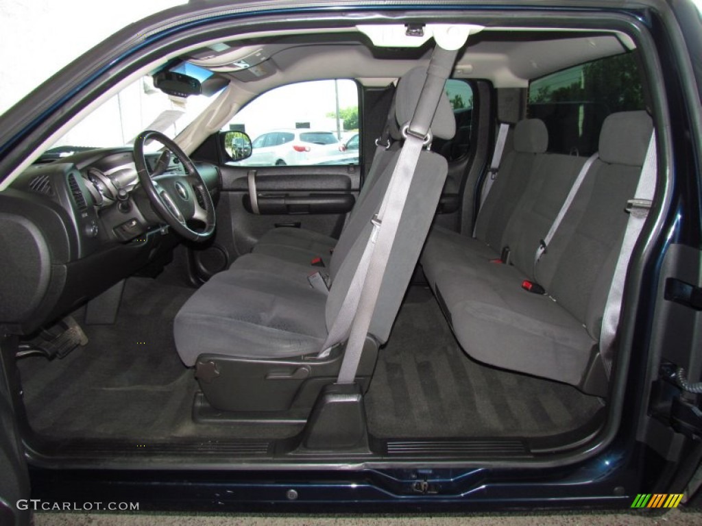 2008 Silverado 1500 LT Extended Cab - Dark Blue Metallic / Ebony photo #10