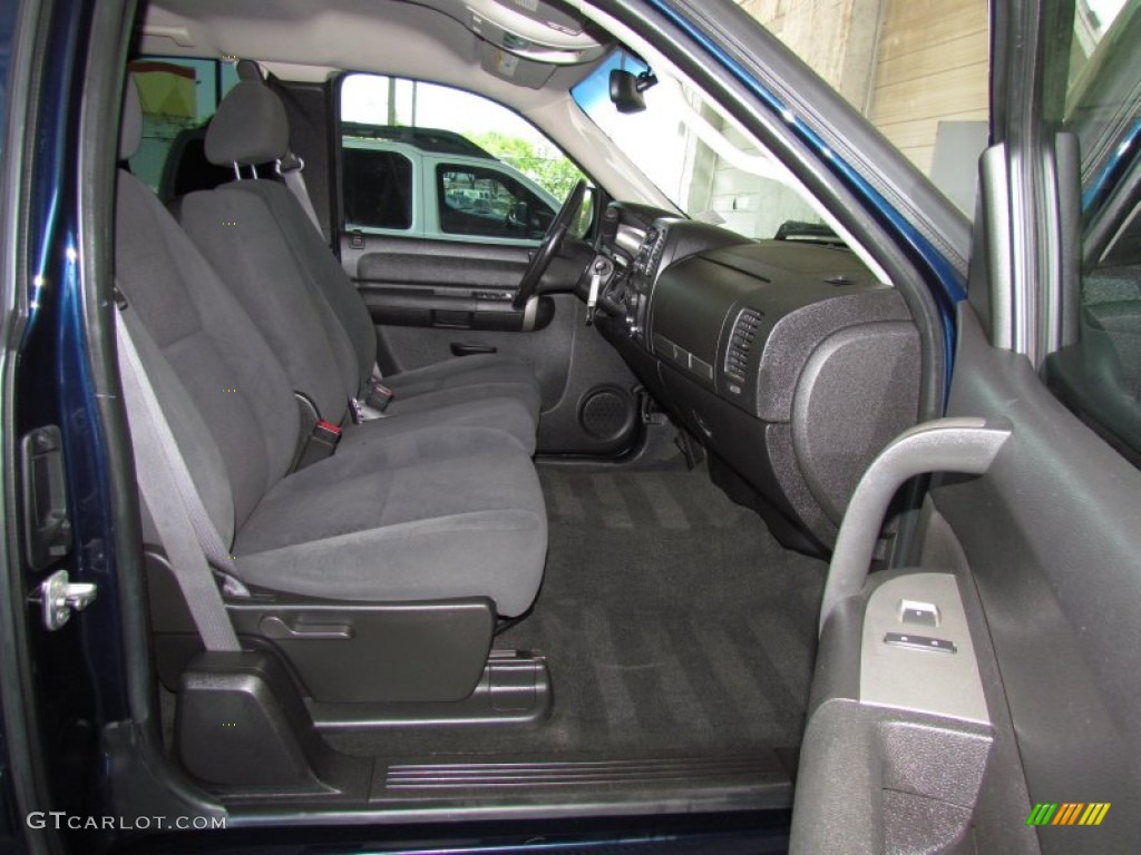 Ebony Interior 2008 Chevrolet Silverado 1500 LT Extended Cab Photo #50518090