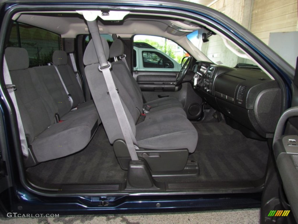 Ebony Interior 2008 Chevrolet Silverado 1500 LT Extended Cab Photo #50518105