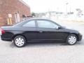 2001 Nighthawk Black Pearl Honda Civic LX Coupe  photo #13