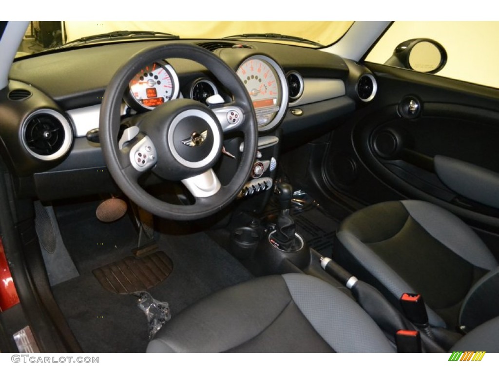 Grey/Black Interior 2008 Mini Cooper Hardtop Photo #50518236