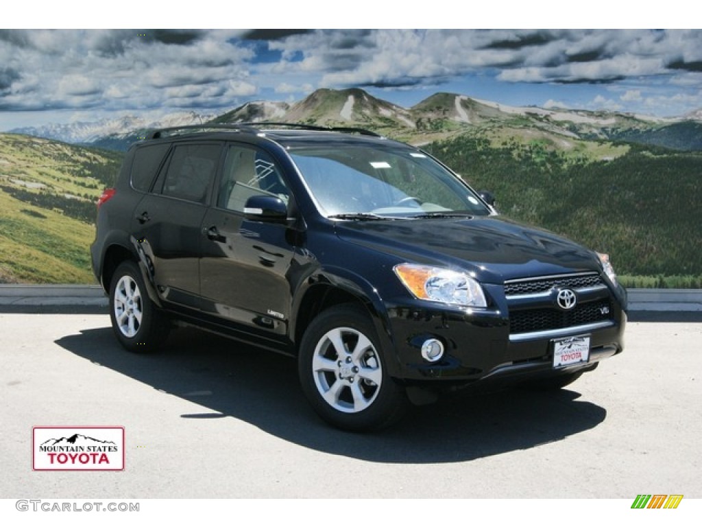 2011 RAV4 V6 Limited 4WD - Black / Ash photo #1