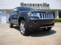 2011 Dark Charcoal Pearl Jeep Grand Cherokee Overland 4x4  photo #1