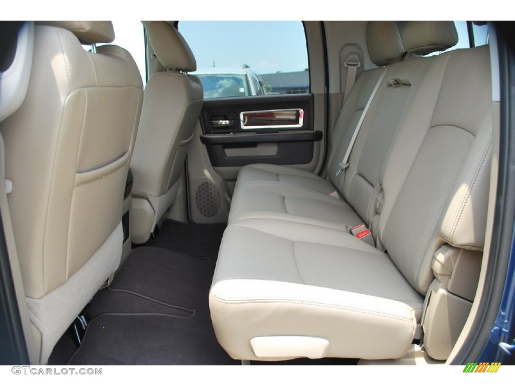 Light Pebble Beige/Bark Brown Interior 2011 Dodge Ram 2500 HD Laramie Mega Cab 4x4 Photo #50520082