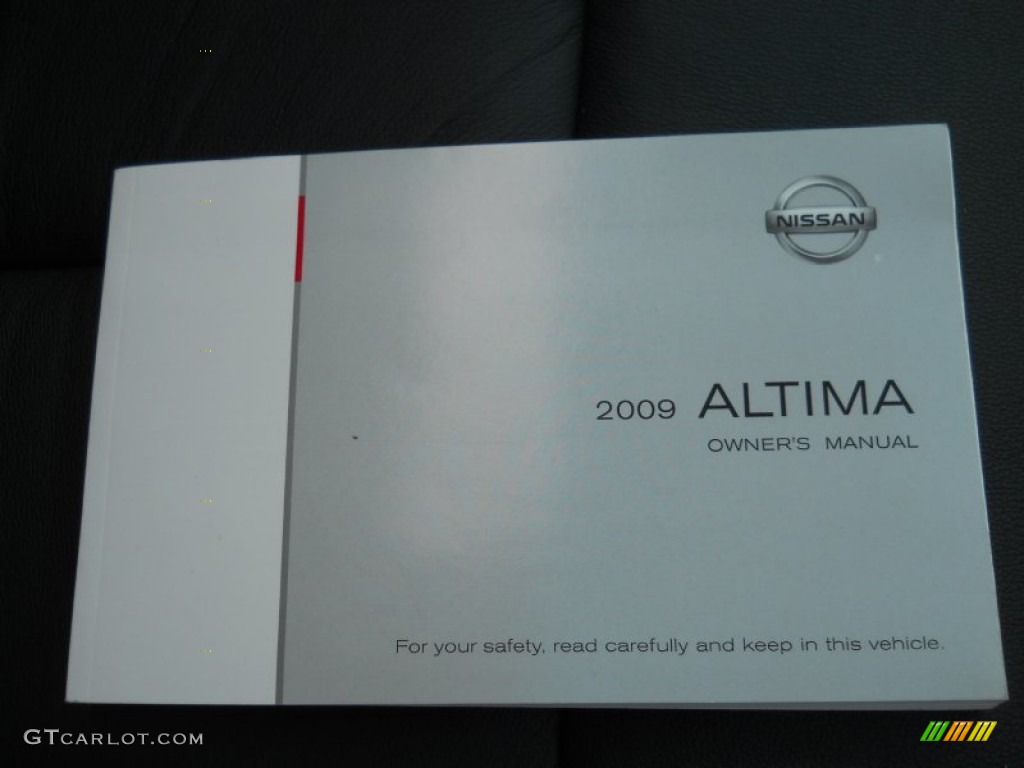 2009 Altima 2.5 SL - Super Black / Charcoal photo #21