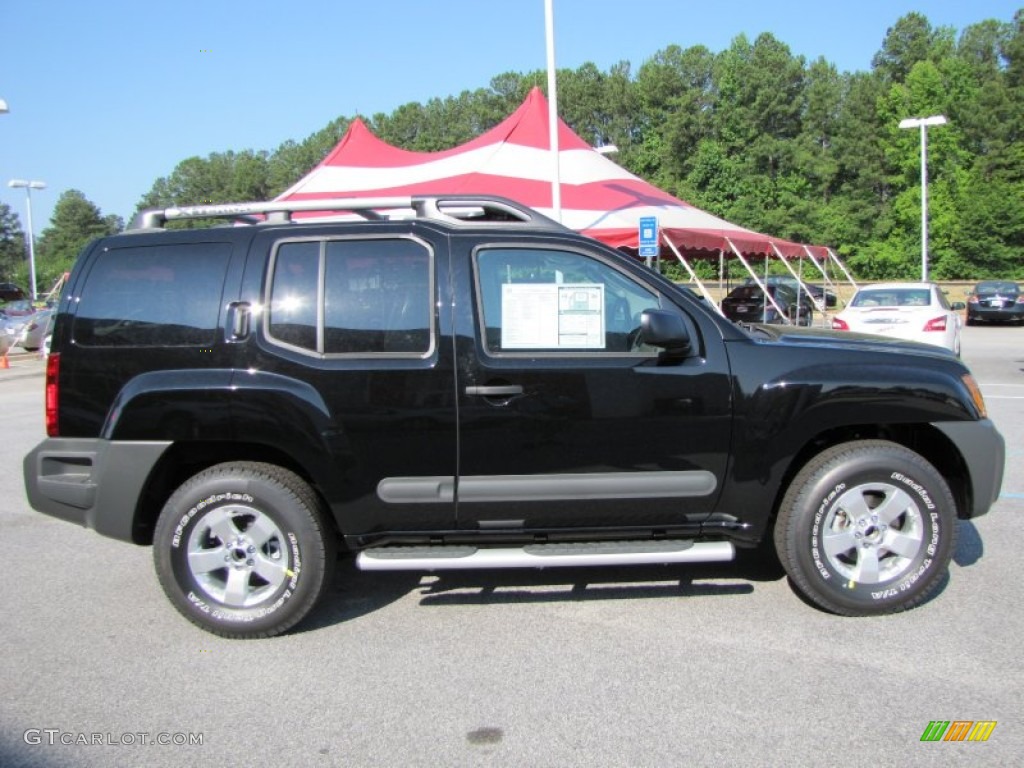 2011 Xterra S - Super Black / Gray photo #6