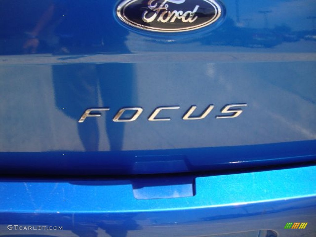 2010 Focus SEL Sedan - Blue Flame Metallic / Medium Stone photo #35