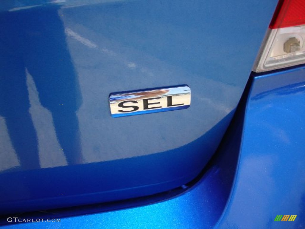 2010 Focus SEL Sedan - Blue Flame Metallic / Medium Stone photo #36