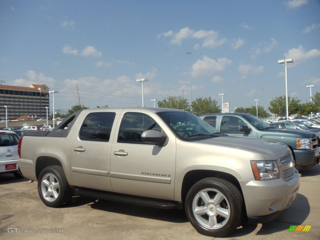 Gold Mist Metallic 2008 Chevrolet Avalanche LT Exterior Photo #50523607