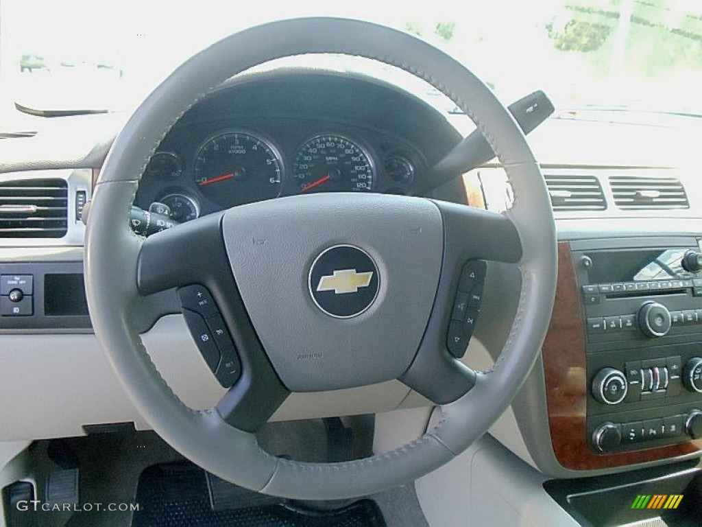 2008 Chevrolet Avalanche LT Dark Titanium/Light Titanium Steering Wheel Photo #50523718