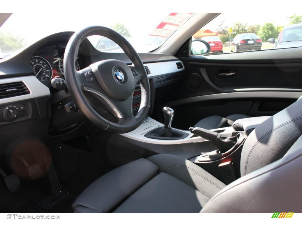 Black Interior 2008 BMW 3 Series 335i Coupe Photo #50523819