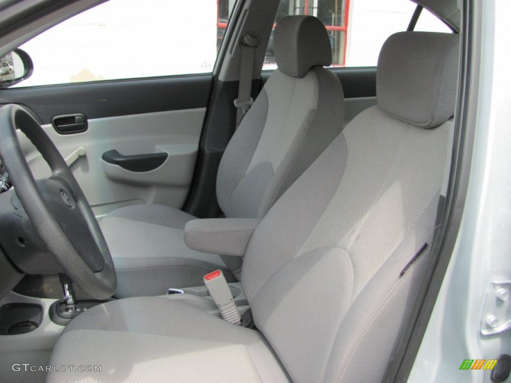 Gray Interior 2009 Hyundai Accent GLS 4 Door Photo #50523859