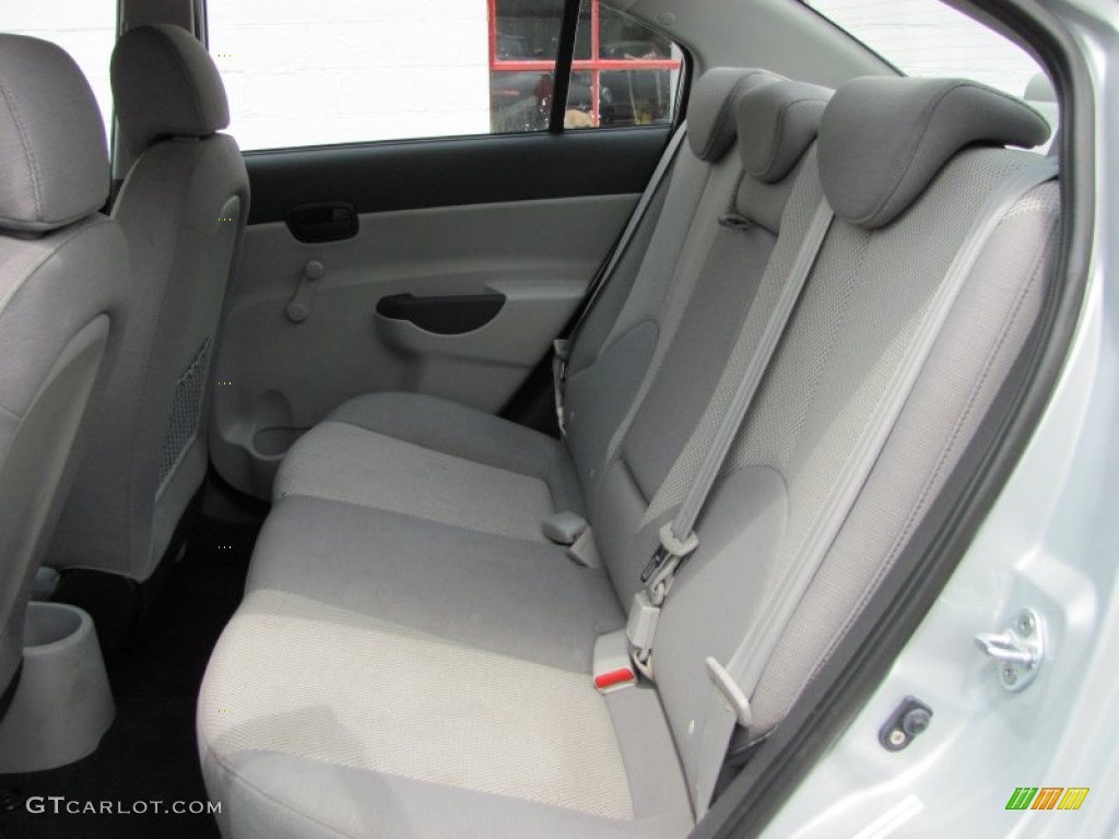 Gray Interior 2009 Hyundai Accent GLS 4 Door Photo #50523874