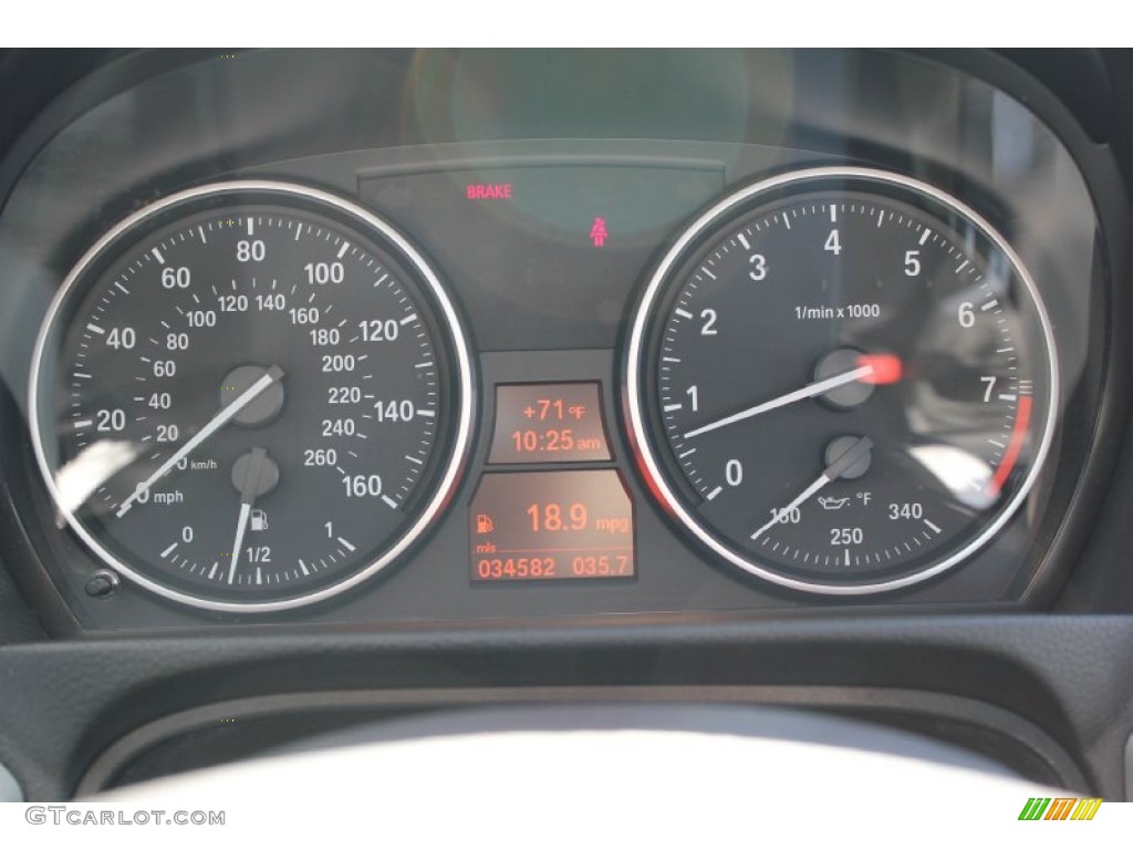 2008 BMW 3 Series 335i Coupe Gauges Photo #50523925