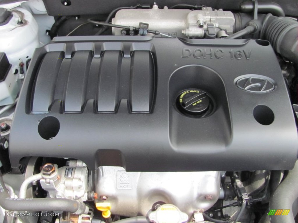 2009 Hyundai Accent GLS 4 Door 1.6 Liter DOHC-16 Valve CVVT 4 Cylinder Engine Photo #50523973