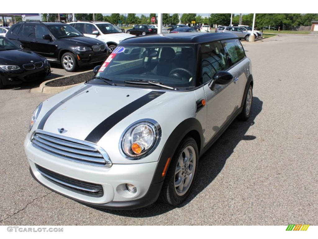 2011 Cooper Clubman - White Silver Metallic / Carbon Black photo #1