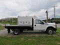 Oxford White 2011 Ford F350 Super Duty XL Regular Cab 4x4 Chassis Stake Truck Exterior