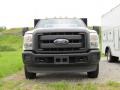 Oxford White - F350 Super Duty XL Regular Cab 4x4 Chassis Stake Truck Photo No. 3
