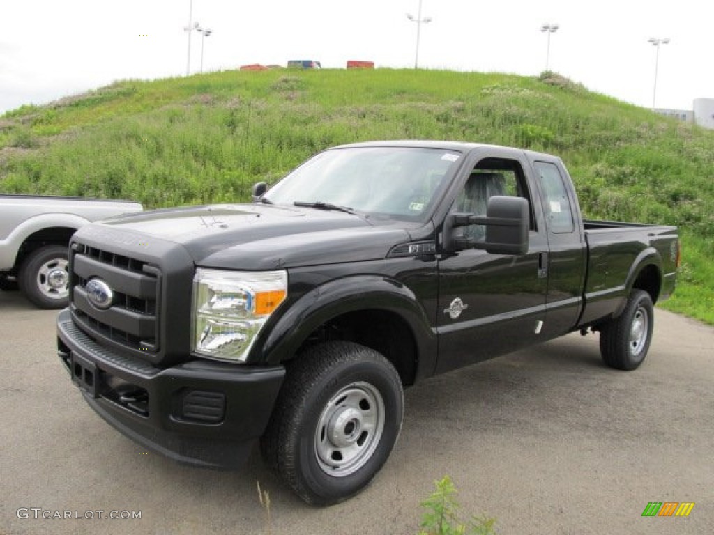 Tuxedo Black 2011 Ford F350 Super Duty XL SuperCab 4x4 Exterior Photo #50525141